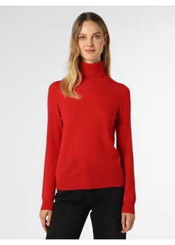 Franco Callegari - Sweter damski z czystego kaszmiru, czerwony ze sklepu vangraaf w kategorii Swetry damskie - zdjęcie 141346772