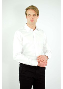 koszula biała di selentino biała classic fit ze sklepu Royal Shop w kategorii Koszule męskie - zdjęcie 141350380