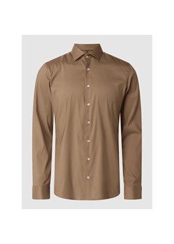 Koszula biznesowa o kroju slim fit z diagonalu ze sklepu Peek&Cloppenburg  w kategorii Koszule męskie - zdjęcie 141384003