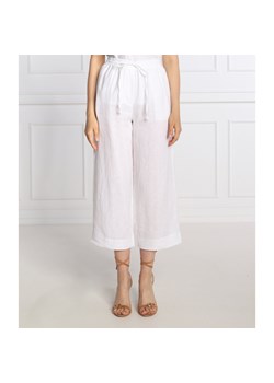 DKNY Lniane spodnie | flare fit ze sklepu Gomez Fashion Store w kategorii Spodnie damskie - zdjęcie 141392262