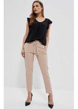 3703 Spodnie cygaretki, Kolor beżowy, Rozmiar 2XL, Moodo ze sklepu Primodo w kategorii Spodnie damskie - zdjęcie 141400463