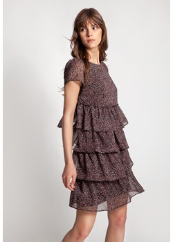Sukienka z cienkiej tkaniny w drobny print ze sklepu Molton w kategorii Sukienki - zdjęcie 141403592