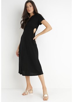 Czarna Sukienka Bawełniana Chipih ze sklepu Born2be Odzież w kategorii Sukienki - zdjęcie 141440203