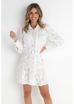 Biała Sukienka Toppey ze sklepu Born2be Odzież w kategorii Sukienki - zdjęcie 141442771
