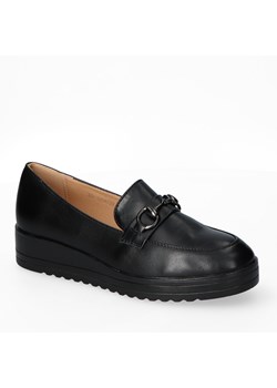 Mokasyny Potocki 22-12047BK Czarne ze sklepu Arturo-obuwie w kategorii Mokasyny damskie - zdjęcie 141454244