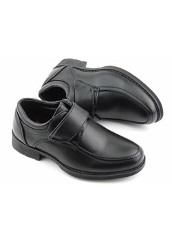 Eleganckie półbuty wizytowe, buty komunijne - American Club KOM 37/22, czarne ze sklepu ulubioneobuwie w kategorii Buty komunijne - zdjęcie 141456120