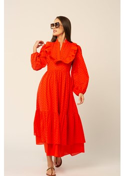 Czerwona midi sukienka Margaret ze sklepu Lidia Kalita w kategorii Sukienki - zdjęcie 141470191