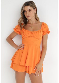 Pomarańczowy Kombinezon Rhodosyne ze sklepu Born2be Odzież w kategorii Kombinezony damskie - zdjęcie 141499831