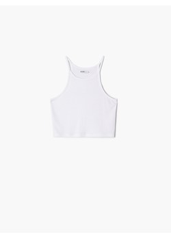 Cropp - Biały crop top - biały ze sklepu Cropp w kategorii Bluzki damskie - zdjęcie 141500153