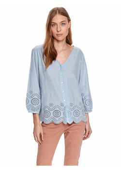 Luźna koszula damska z ażurowym wykończeniem ze sklepu Top Secret w kategorii Koszule damskie - zdjęcie 141510644