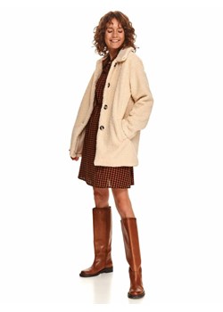 Luźna kurtka z boucle ze sklepu Top Secret w kategorii Kurtki damskie - zdjęcie 141512684