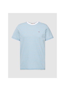 T-shirt ze wzorem w paski model ‘TJM TEXTURED STRIPE TEE’ ze sklepu Peek&Cloppenburg  w kategorii T-shirty męskie - zdjęcie 141562993