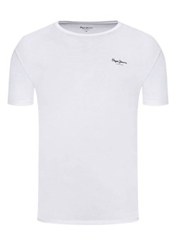 t-shirt męski pepe jeans pm508212 biały ze sklepu Royal Shop w kategorii T-shirty męskie - zdjęcie 141566034