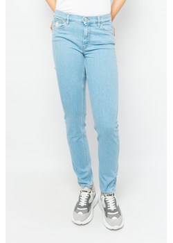 jeansy damskie trusardi 56j00005 1t005732 błękitne ze sklepu Royal Shop w kategorii Jeansy damskie - zdjęcie 141566082