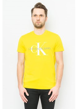 t-shirt męski calvin klein jeans żółty ze sklepu Royal Shop w kategorii T-shirty męskie - zdjęcie 141566281