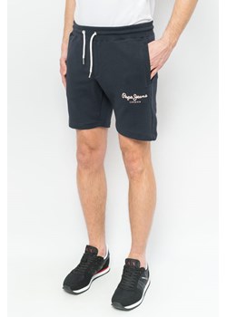 szorty sportowe męskie pepe jeans pm800912 granatowe ze sklepu Royal Shop w kategorii Spodenki męskie - zdjęcie 141566464