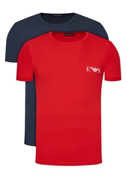 t-shirt męski emporio armani 111670 2r715 granatowy/czerwony 2 pack ze sklepu Royal Shop w kategorii T-shirty męskie - zdjęcie 141566633