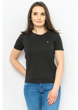 t-shirt damski tommy jeans dw0dw096901 czarny ze sklepu Royal Shop w kategorii Bluzki damskie - zdjęcie 141566780
