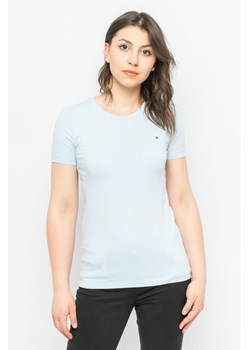 t-shirt damski tommy hilfiger ww0ww26739 błękitny ze sklepu Royal Shop w kategorii Bluzki damskie - zdjęcie 141566990