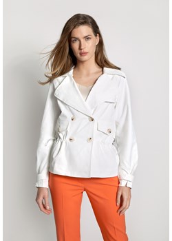 Krótka biała kurtka ze sklepu Molton w kategorii Płaszcze damskie - zdjęcie 141568153