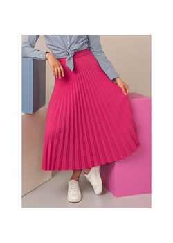Ciemnoróżowa spódnica plisowana ze sklepu Willsoor w kategorii Spódnice - zdjęcie 141596693