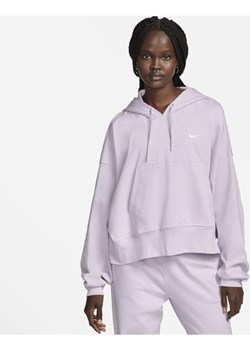 Damska bluza z kapturem o kroju oversize z dżerseju Nike Sportswear - Fiolet ze sklepu Nike poland w kategorii Bluzy damskie - zdjęcie 141628134