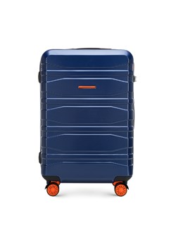 Średnia walizka z polikarbonu nowoczesna ze sklepu WITTCHEN w kategorii Walizki - zdjęcie 141770122