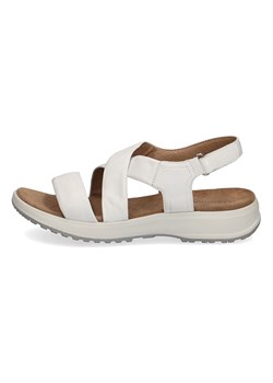 Skórzane sandały "Sia" w kolorze białym ze sklepu Limango Polska w kategorii Sandały damskie - zdjęcie 141773072