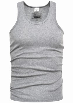 Koszulka męska tank top szara Recea ze sklepu Recea.pl w kategorii T-shirty męskie - zdjęcie 141826720