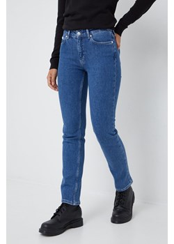 Calvin Klein jeansy damskie medium waist ze sklepu ANSWEAR.com w kategorii Jeansy damskie - zdjęcie 141829503