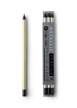 Printworks zestaw metalicznych ołówków do podpisywania zdjęć (3-pack) ze sklepu ANSWEAR.com w kategorii Biuro - zdjęcie 141834703
