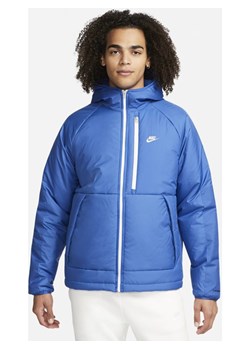 Męska kurtka z kapturem Nike Sportswear Therma-FIT Legacy - Niebieski ze sklepu Nike poland w kategorii Kurtki męskie - zdjęcie 141839802
