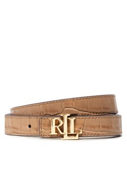 Pasek Damski Lauren Ralph Lauren - Rev Lrl 20 412795873021 Camel ze sklepu eobuwie.pl w kategorii Paski damskie - zdjęcie 141856584