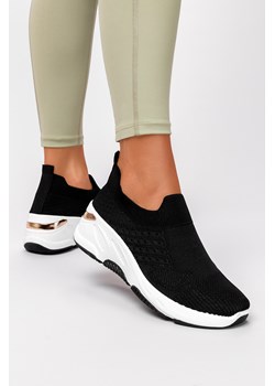 Czarne sneakersy Casu buty sportowe slip on 32-3-22-B ze sklepu Casu.pl w kategorii Buty sportowe damskie - zdjęcie 141881081