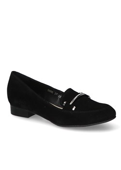 Mokasyny Eska 2000/938 Czarne zamsz ze sklepu Arturo-obuwie w kategorii Mokasyny damskie - zdjęcie 141908474