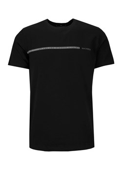 T-shirt Męski z Napisami, Czarny z Nadrukiem, Bawełniany, Krótki Rękaw -QUICKSIDE TSQUICK171665czar ze sklepu JegoSzafa.pl w kategorii T-shirty męskie - zdjęcie 141948314