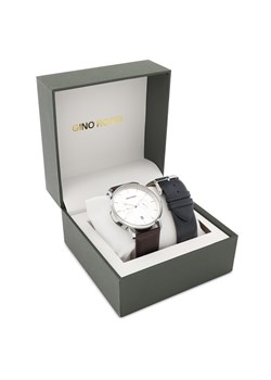 Zegarek Gino Rossi - GR GIFT SET 01M Brown/Navy/Silver ze sklepu eobuwie.pl w kategorii Zegarki - zdjęcie 141948810