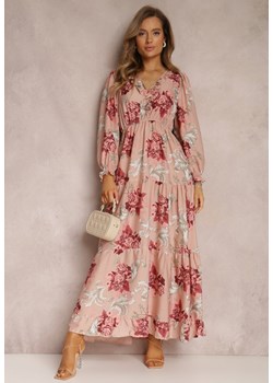 Różowa Sukienka Afarin ze sklepu Renee odzież w kategorii Sukienki - zdjęcie 141950013