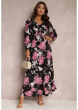 Czarna Sukienka Afarin ze sklepu Renee odzież w kategorii Sukienki - zdjęcie 141967594