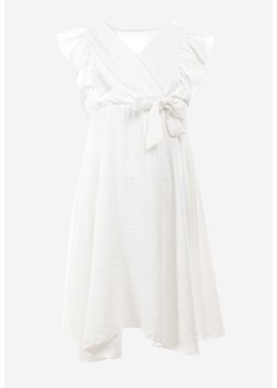 Biała Sukienka Ismestra ze sklepu Born2be Odzież w kategorii Sukienki dziewczęce - zdjęcie 141968081