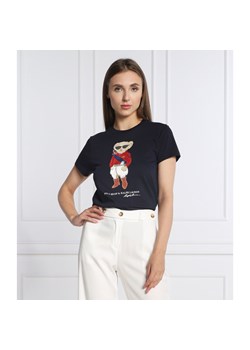 POLO RALPH LAUREN T-shirt | Regular Fit ze sklepu Gomez Fashion Store w kategorii Bluzki damskie - zdjęcie 141979384