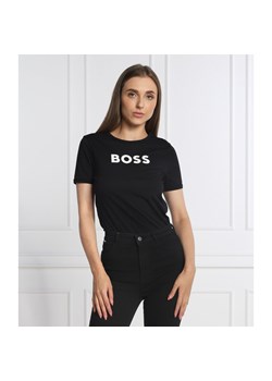 BOSS T-shirt C_Elogo_7 | Regular Fit ze sklepu Gomez Fashion Store w kategorii Bluzki damskie - zdjęcie 142050100