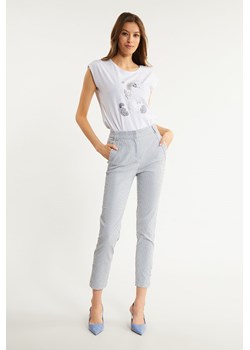 Klasyczne spodnie damskie w paski ze sklepu MONNARI w kategorii Spodnie damskie - zdjęcie 142071481