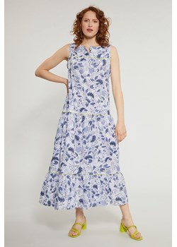 Wzorzysta sukienka damska z falbaną ze sklepu MONNARI w kategorii Sukienki - zdjęcie 142072212