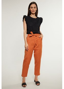 Lniane spodnie damskie ze sklepu MONNARI w kategorii Spodnie damskie - zdjęcie 142072994