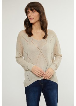 Lekki, ażurowy sweter damski ze sklepu MONNARI w kategorii Swetry damskie - zdjęcie 142073142