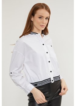 Koszulowa bluzka ze stójką ze sklepu MONNARI w kategorii Koszule damskie - zdjęcie 142081714