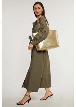 Duża torba z ażurowym wzorem ze sklepu MONNARI w kategorii Torby Shopper bag - zdjęcie 142084063