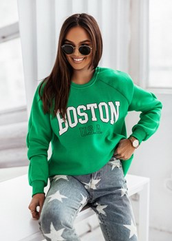 Bluza City Boston zielona ze sklepu Sklep Fason w kategorii Bluzy damskie - zdjęcie 142180212