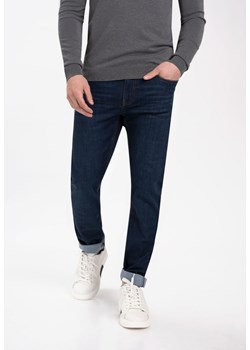 Męskie spodnie jeansowe o prostej nogawce D-LEON 44 ze sklepu Volcano.pl w kategorii Jeansy męskie - zdjęcie 142181010